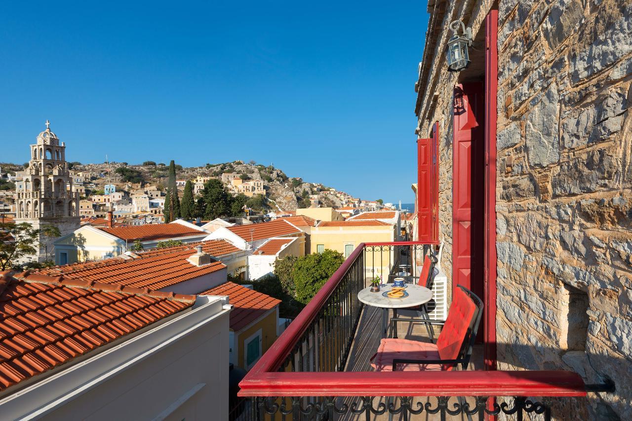 Castello Venetsiana Lägenhet Symi Exteriör bild